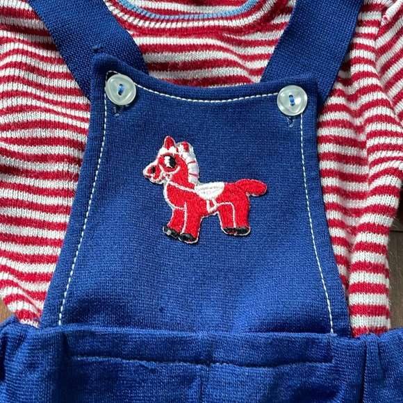 Vintage overalls with knit top - Picture 3 of 8